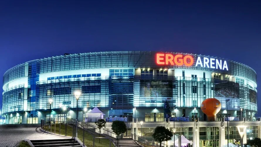 the Ergo Arena in Gdansk, Poland