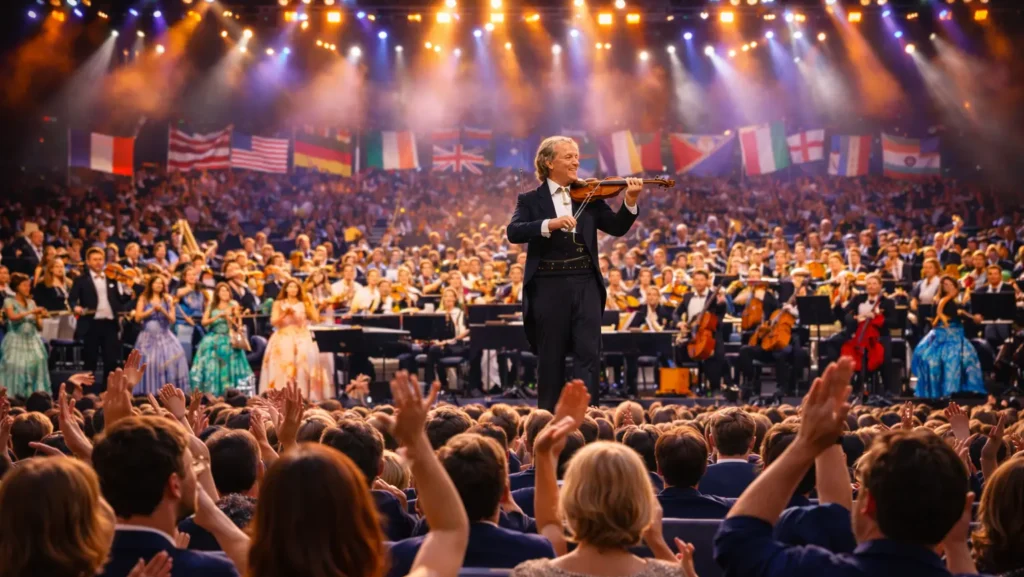 Rieu leads a joyful concert