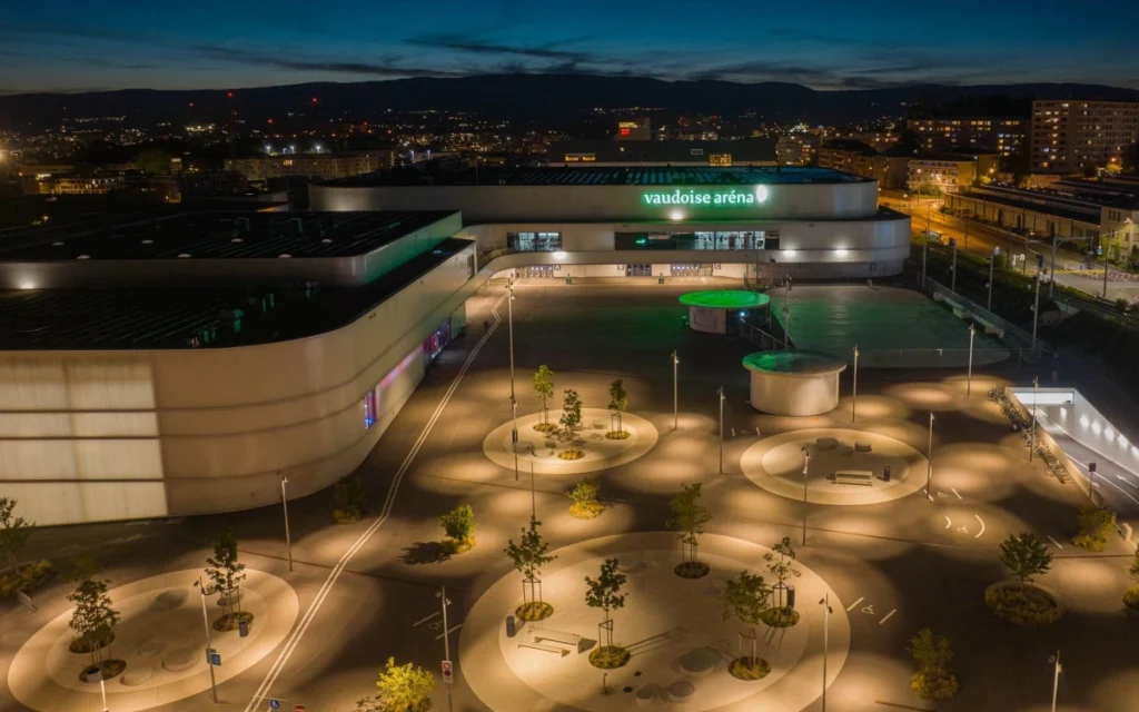 Vaudoise Arena - Credit : Pedro Gutierrez / Photodrone.pro
